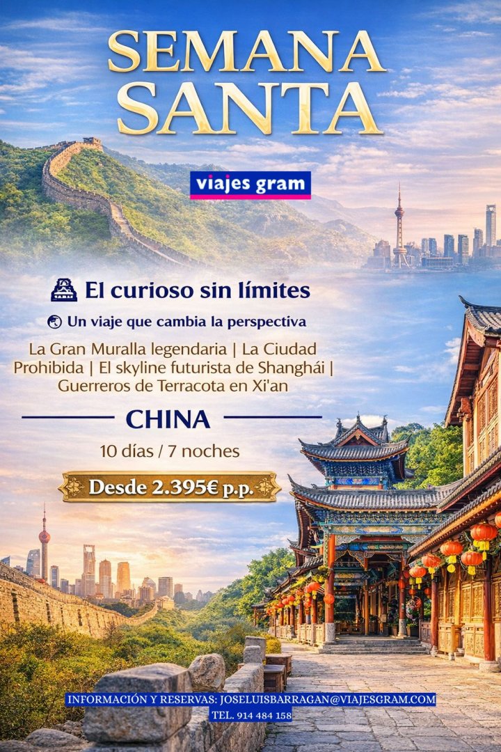 CHINA EN SEMANA SANTA 