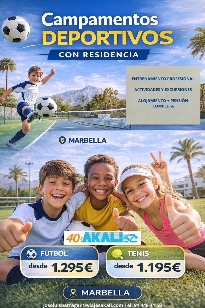 CAMPAMENTOS DEPORTIVOS CON RESIDENCIA