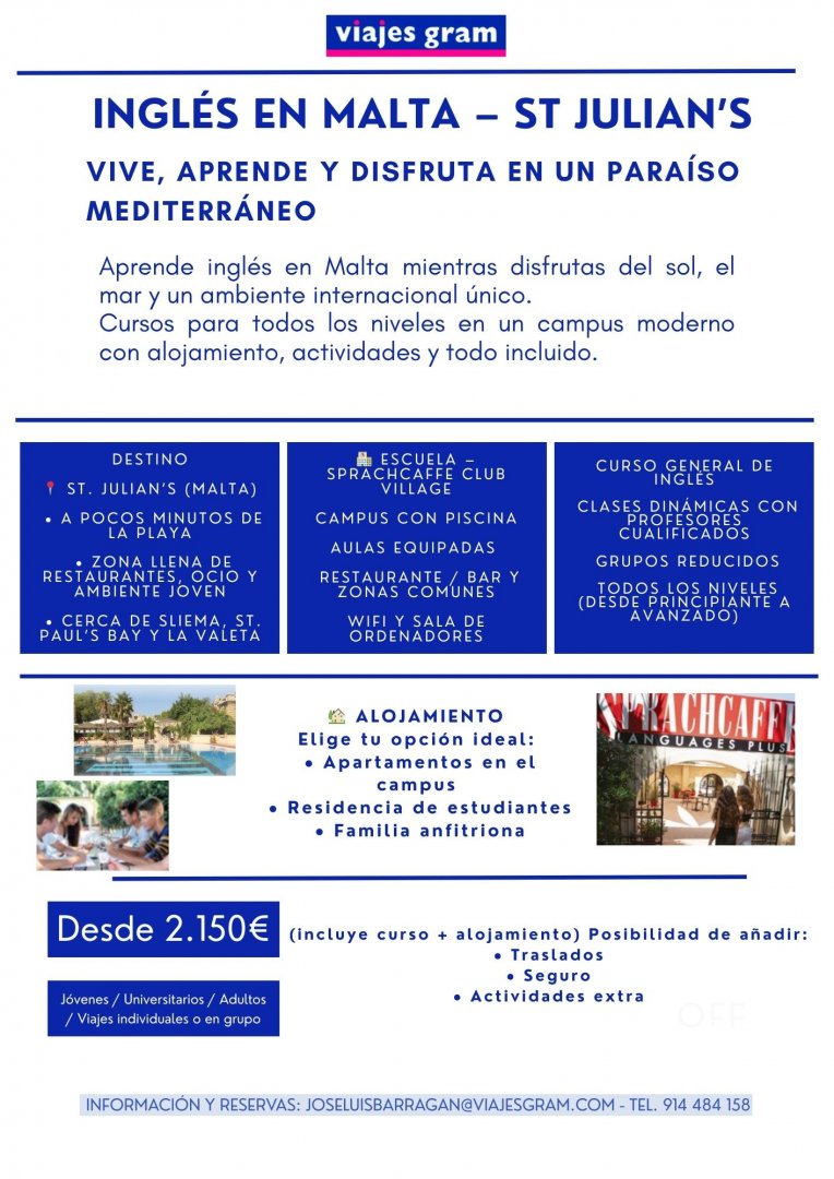 INGLÉS EN MALTA